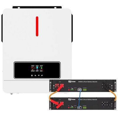 Комплект резервного живлення JYsupsys MPS-6200, 48 В, 120 А, 6200 Вт + 2x Акумулятора DYNESS B4850 LiFePO4 48V/50AH (4800W*h) MPS-6200+2хB4850 фото