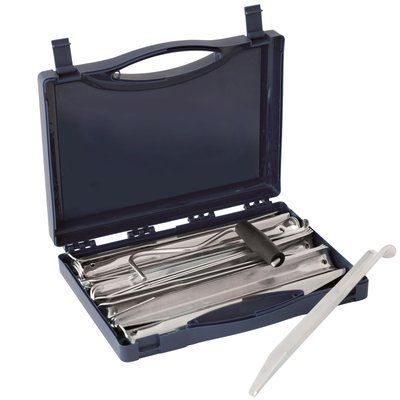 Кілки Outwell Super U Peg Box 24 см 20 шт. Silver (650779) 928777 фото