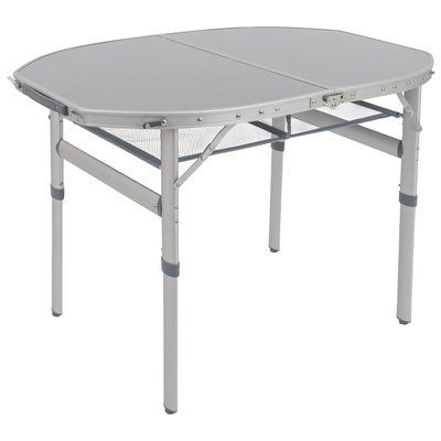 Стіл Bo-Camp Premium Oval 100x70 cm Grey (1404424) DAS303284 фото