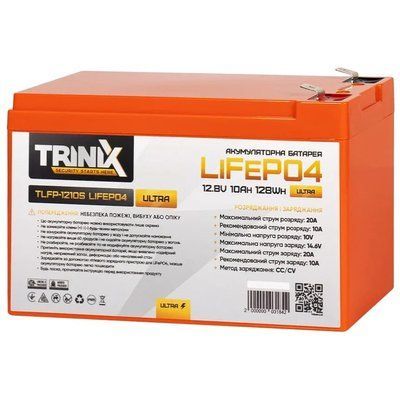 Літієва акумуляторна батарея TRINIX TLFP-1210S Ultra 10А&bull;г 12В 99-10025247 фото
