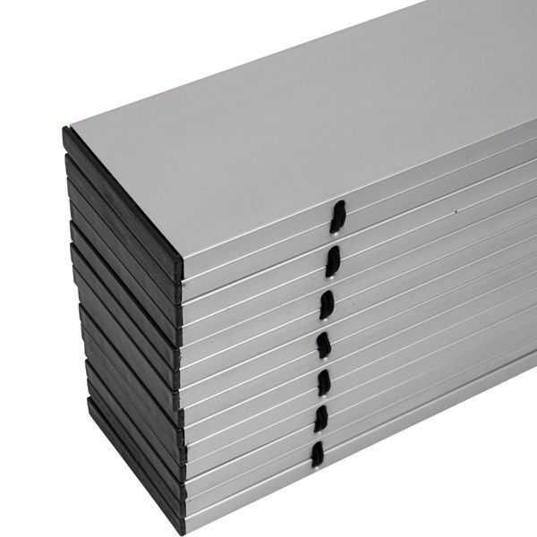 Стіл Bo-Camp Lamel 121x80 cm Aluminium (1404438) DAS303287 фото