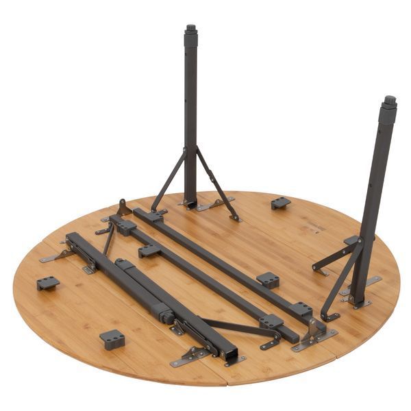Стіл Bo-Camp Poundbury Round 90x90 cm Brown (1404656) DAS302111 фото