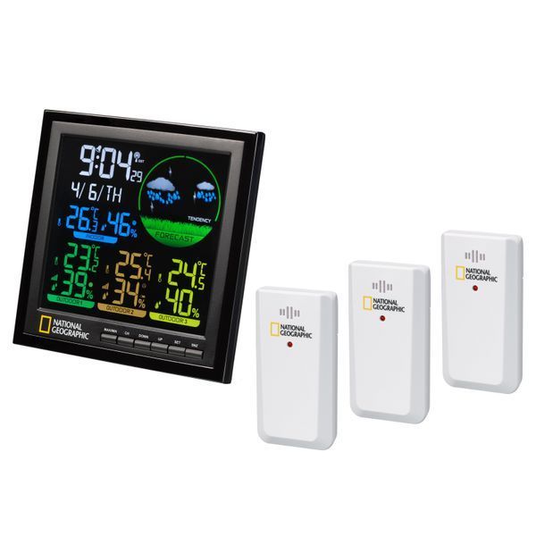 Метеостанция National Geographic VA Colour LCD 3 Sensors (9070700) 929329 фото