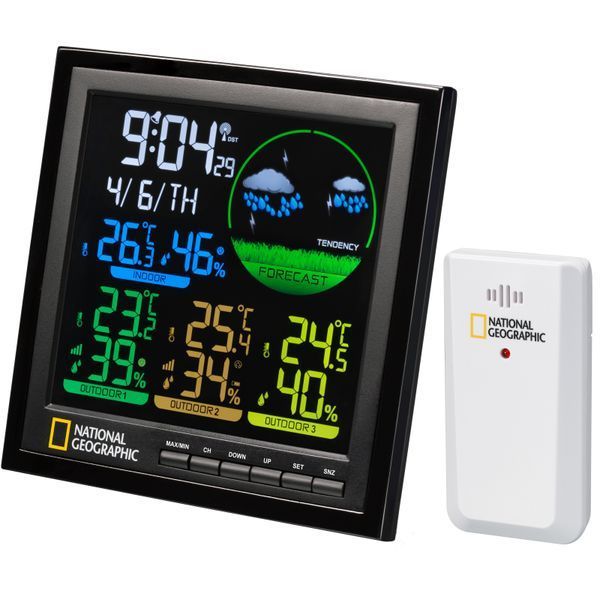 Метеостанция National Geographic VA Colour LCD 3 Sensors (9070700) 929329 фото