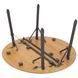 Стіл Bo-Camp Poundbury Round 90x90 cm Brown (1404656) DAS302111 фото 17