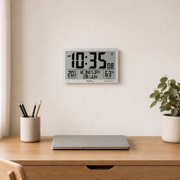 Годинник настінний Technoline WS8013 Silver (WS8013) DAS301790 фото
