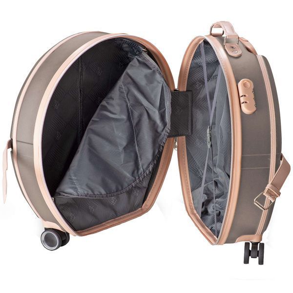 Валіза Semi Line 24" (M) Brown/Pink Cream (T5673-3) DAS302679 фото