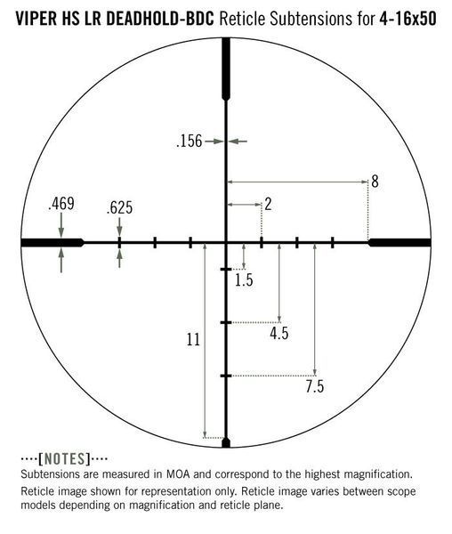 Приціл оптичний Vortex Viper HS 4-16x44 (BDC-2) (VHS-4305) 929470 фото
