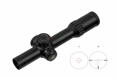 Прилад оптичний Vector Optics Continental X10 1-10x28 (34 мм) ED FFP illum. VET-RAR 2 STV-5003785 фото