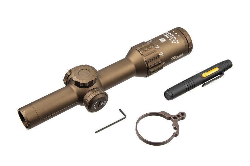 Прилад оптичний SIG Optics TANGO6T 1-6X24MM, 30MM, FFP, 556-762 HORSESHOE ILLUM, 0.2 MRAD, FDE STV-5003908 фото