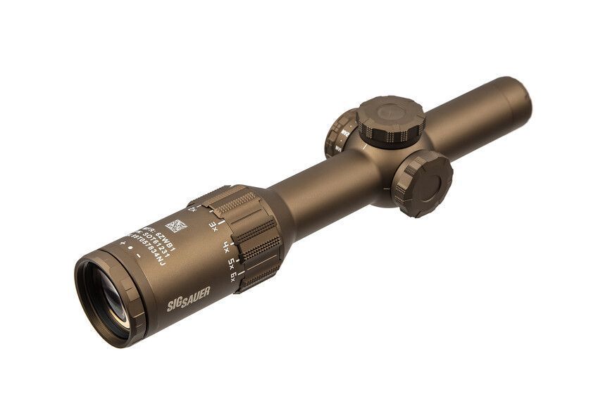 Прилад оптичний SIG Optics TANGO6T 1-6X24MM, 30MM, FFP, 556-762 HORSESHOE ILLUM, 0.2 MRAD, FDE STV-5003908 фото