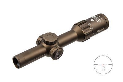 Прилад оптичний SIG Optics TANGO6T 1-6X24MM, 30MM, FFP, DWLR6 ILLUM, FDE, SDMR STV-5003909 фото