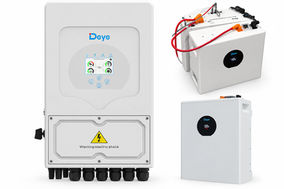 Комплект резервного живлення Deye SUN-8K-SG05LP1 8 кВт + 2 акумулятори Deye SE-F5 Pro-C 5,12 кВт&middot;год &mdash; 10,24 кВт&middot;год LiFePO4 IN-00125112 фото