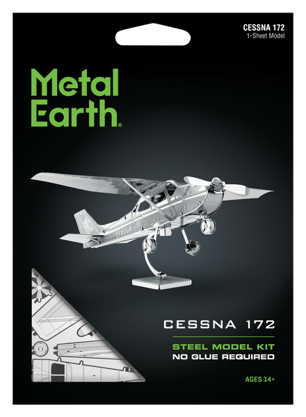 Металевий 3D конструктор "Літак Cessna 172" TP-386 фото
