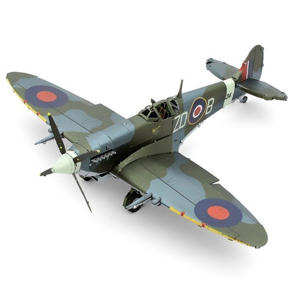 Металевий 3D конструктор "Британський винищувач Supermarine Spitfire" TP-5200 фото