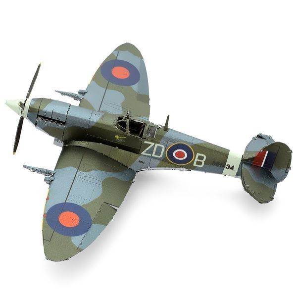 Металевий 3D конструктор "Британський винищувач Supermarine Spitfire" TP-5200 фото