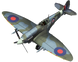 Металевий 3D конструктор "Британський винищувач Supermarine Spitfire" TP-5200 фото 1