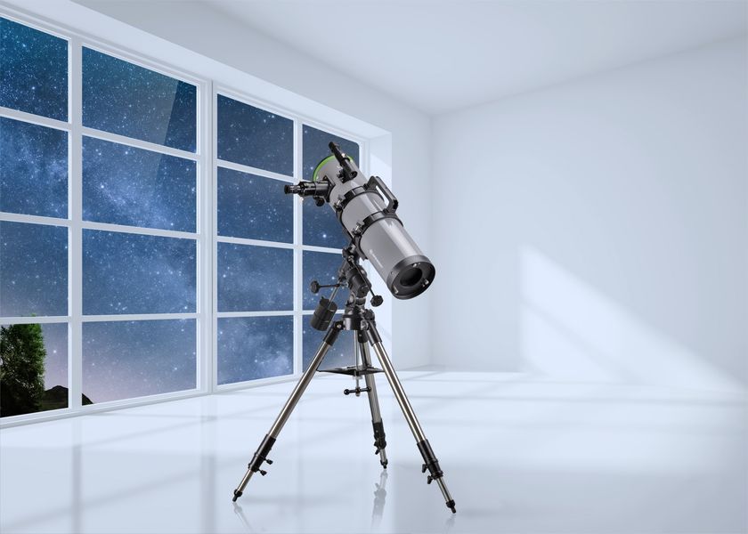 Телескоп Bresser Space Explorer 150/750 EQ3 с адаптером для смартфона (9621813) 930623 фото