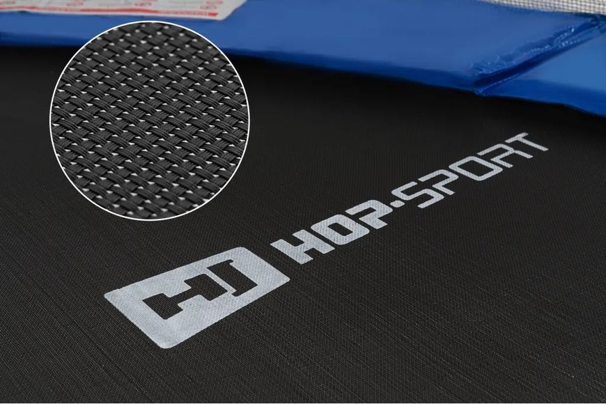 Батут Hop-Sport 16ft (488см) чорно-синій з зовнішньою сіткою H-5902308222113 фото