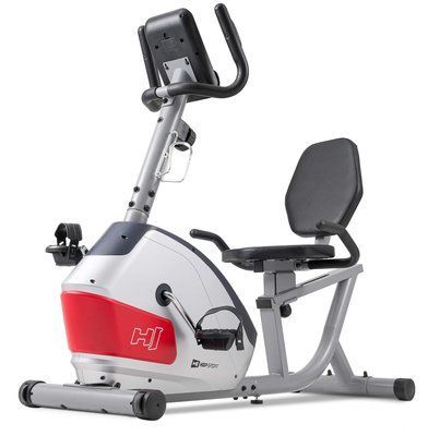 Горизонтальний велотренажер Hop-Sport HS-035L Solo сріблястий H-5902308219199 фото