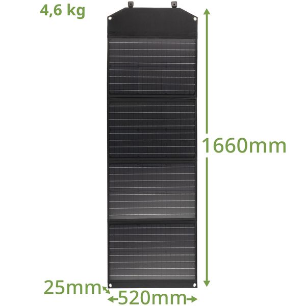 Портативное зарядное устройство солнечная панель Bresser Mobile Solar Charger 120 Watt USB DC (3810070) 930152 фото