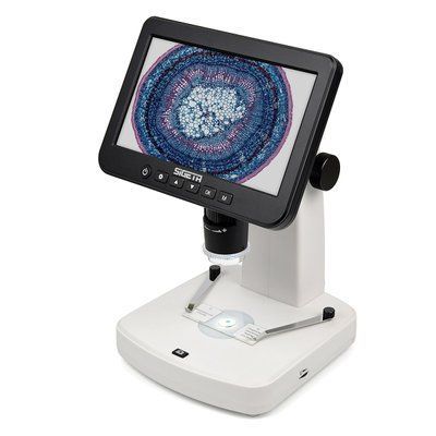Цифровий мікроскоп SIGETA Numeric Pro 10x-300x 5 MP 7" LCD OPT-65512 фото