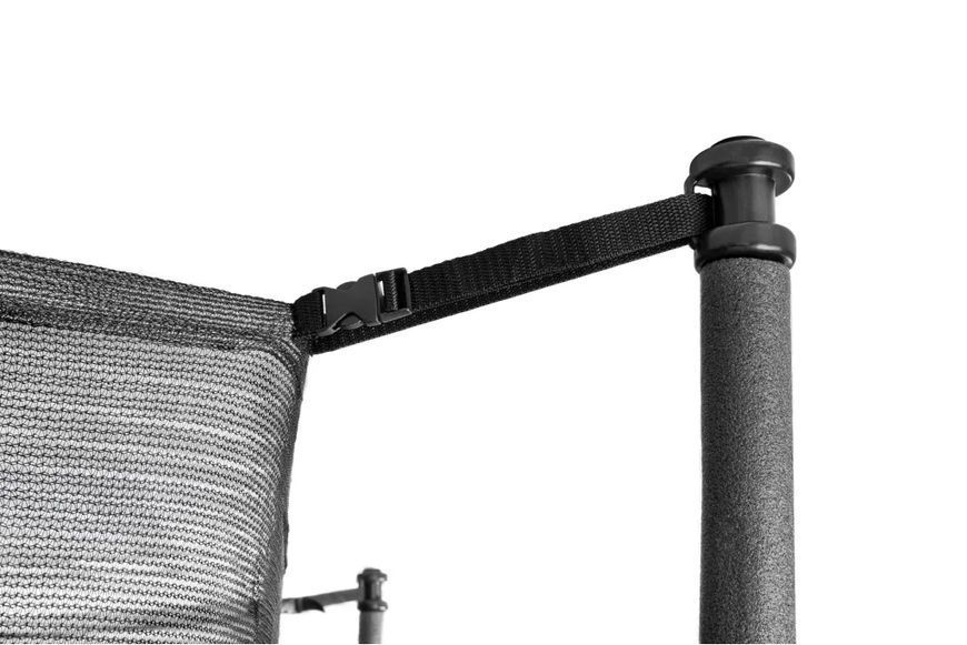 Батут Hop-Sport 8ft (244см) чорно-зелений з зовнішньою сіткою H-5902308221963 фото