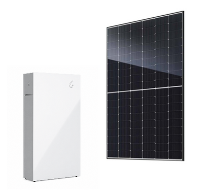 Гібридна сонячна електростанція 10 кВт | 22&times; JA Solar 465 Вт + FOX ESS P100-10-H Avocado 10 кВт&middot;год | LiFePO4 | IN-00124162 фото