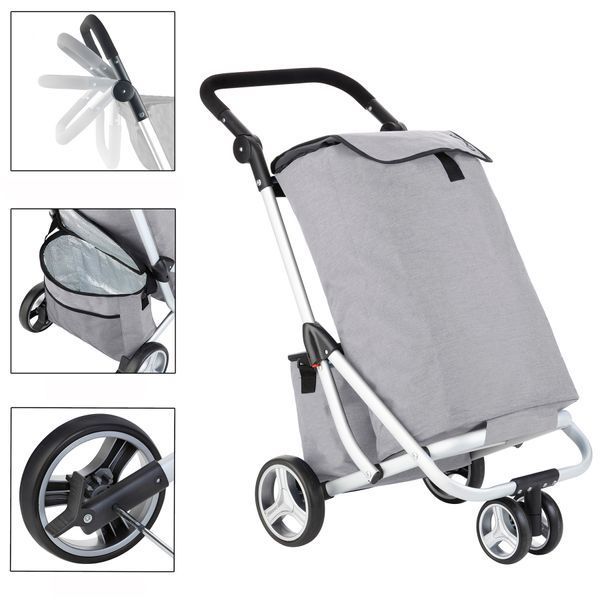 Сумка-візок ShoppingCruiser 3 Wheels 72 Grey (604362) 927758 фото