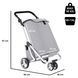 Сумка-візок ShoppingCruiser 3 Wheels 72 Grey (604362) 927758 фото 3