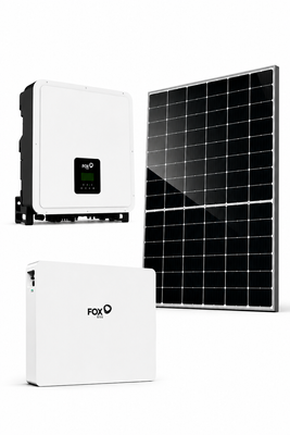 Гібридна сонячна електростанція 15 кВт | 34 &times; JA Solar 465 Вт + FOX ESS H3-PRO-15 + FOX ESS EP12 | LiFePO4 | IN-00124163 фото