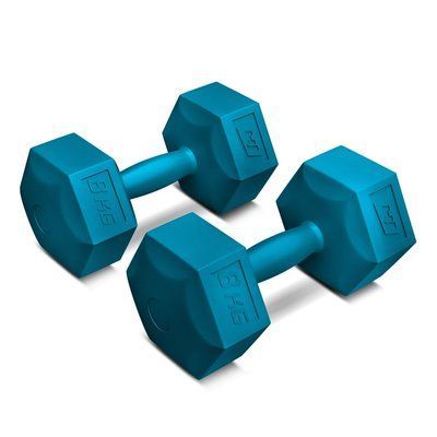 Гантелі для фітнесу композитні Hop-Sport HS-C080DS 2х8 кг блакитний H-5902308231528 фото