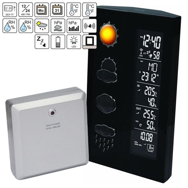 Метеостанция Technoline WS6650 Black (WS6650) DAS302709 фото