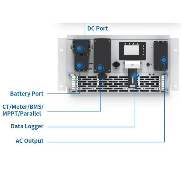 Інвертор модульний Deye SUN-125K-PCS01HP3 99-10029020 фото