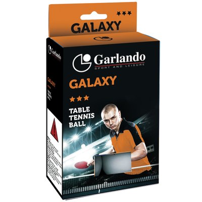 Мячи для настольного тенниса 6 шт. Garlando Galaxy 3 Stars (2C4-119) 929523 фото