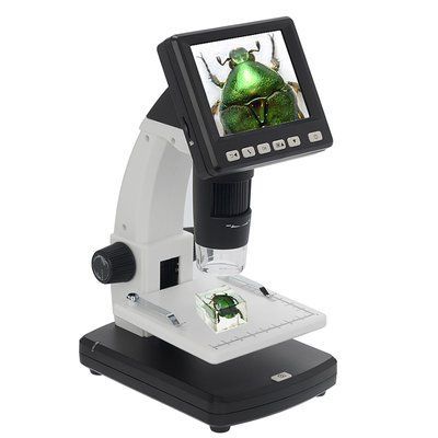Цифровий мікроскоп SIGETA Forward 10x-500x 5.0Mpx 3.5" LCD OPT-65503 фото