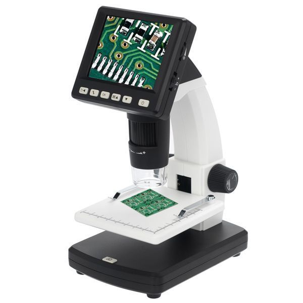 Цифровий мікроскоп SIGETA Forward 10x-500x 5.0Mpx 3.5" LCD OPT-65503 фото