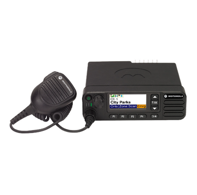 Цифрова автомобільна радіостанція Motorola DM4601E VHF LP WIFI/BT/GNSS CD MBAR304NE (Compact Microphone, Power Cable and Trunnion) 99-00017187 фото