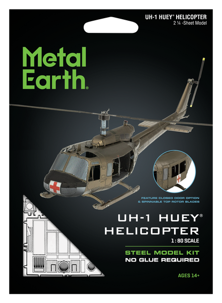 Металевий 3D конструктор "Американський вертоліт UH-1" TP-5198 фото