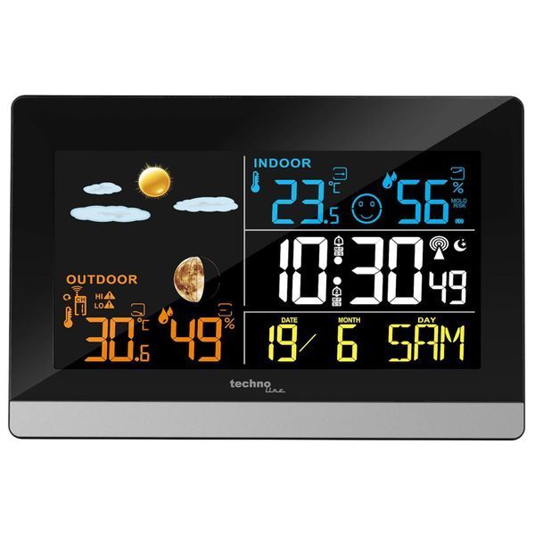 Метеостанция Technoline WS6455 Black/Silver (WS6455) DAS302456 фото