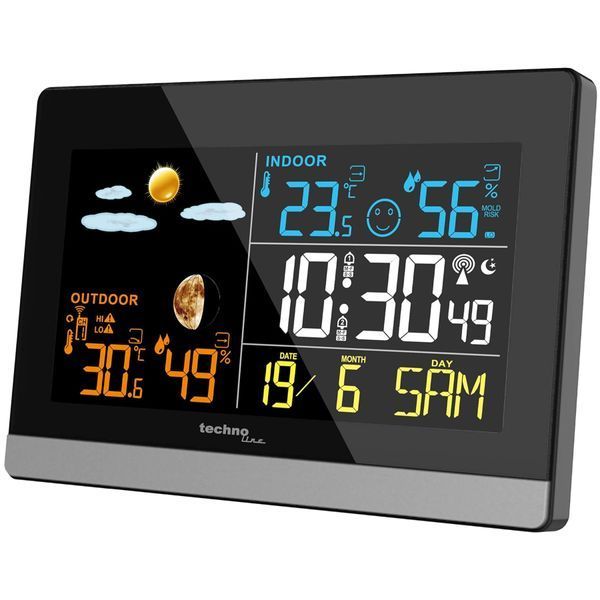 Метеостанция Technoline WS6455 Black/Silver (WS6455) DAS302456 фото