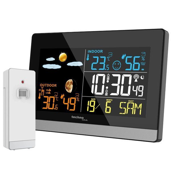 Метеостанция Technoline WS6455 Black/Silver (WS6455) DAS302456 фото