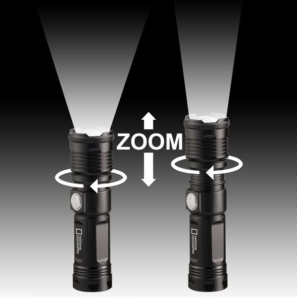Ліхтар National Geographic Iluminos Led Zoom Flashlight 1000 lm (9082400) 930143 фото