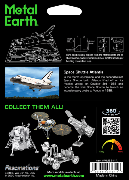 Металевий 3D конструктор "Space Shuttle Atlantis" TP-4804 фото