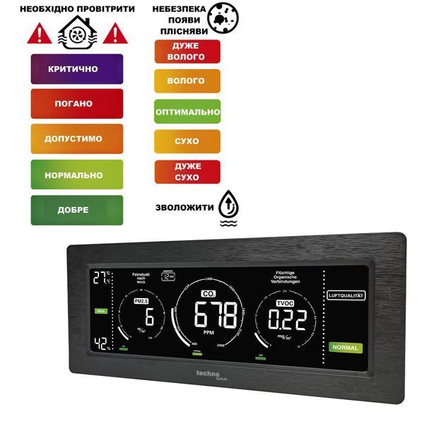 Метеостанция Technoline WL1035 Black (WL1035) DAS302447 фото