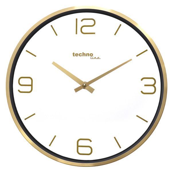 Годинник настінний Technoline WT7280 Gold (WT7280) DAS302335 фото