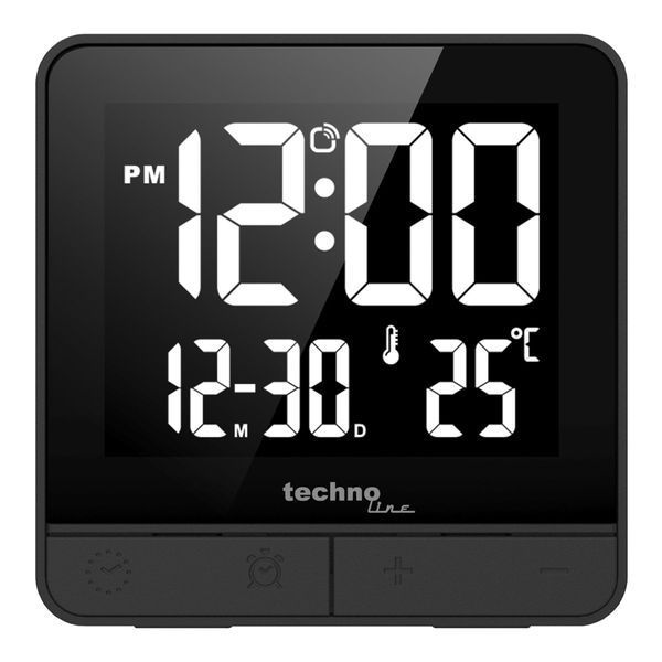 Годинник настільний Technoline WT375 Black (WT375) DAS302469 фото