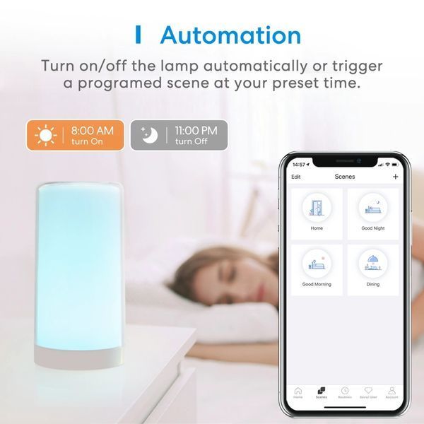Meross MSL430HK(EU) Умная настольная WiFi лампа Ambient Light 99-00014793 фото