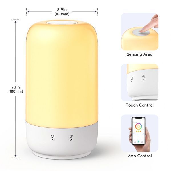 Розумна настільна WiFi лампа Ambient Light Meross MSL450HK(EU) 99-00014794 фото