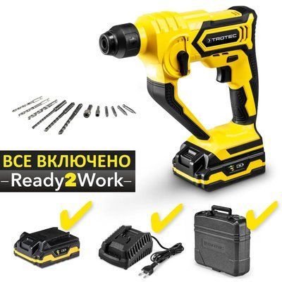 Перфоратор аккумуляторный Trotec PRDS 10-20V + кейс (4415000201) DAS302796 фото